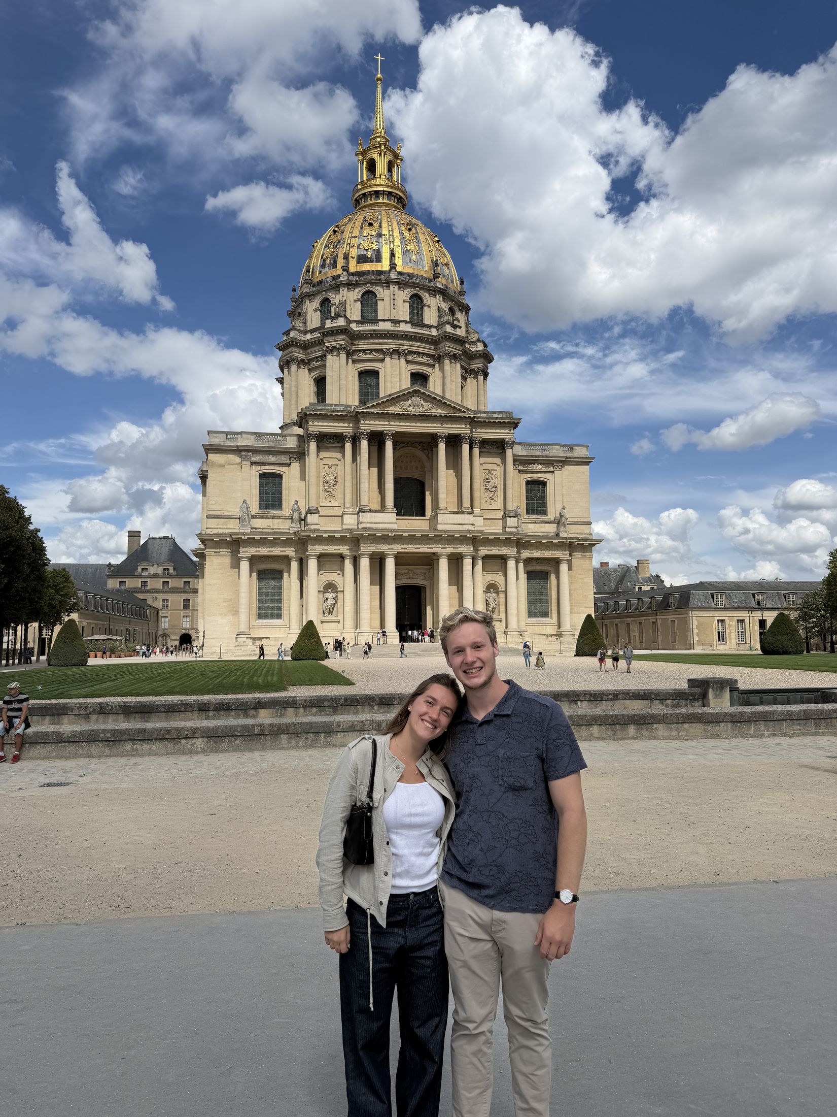 Mira and her boyfriend in Paris