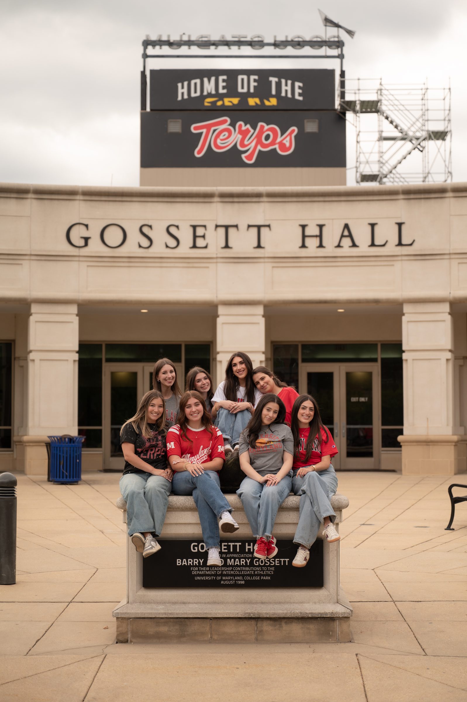 Group graduation portraits, University of Maryland