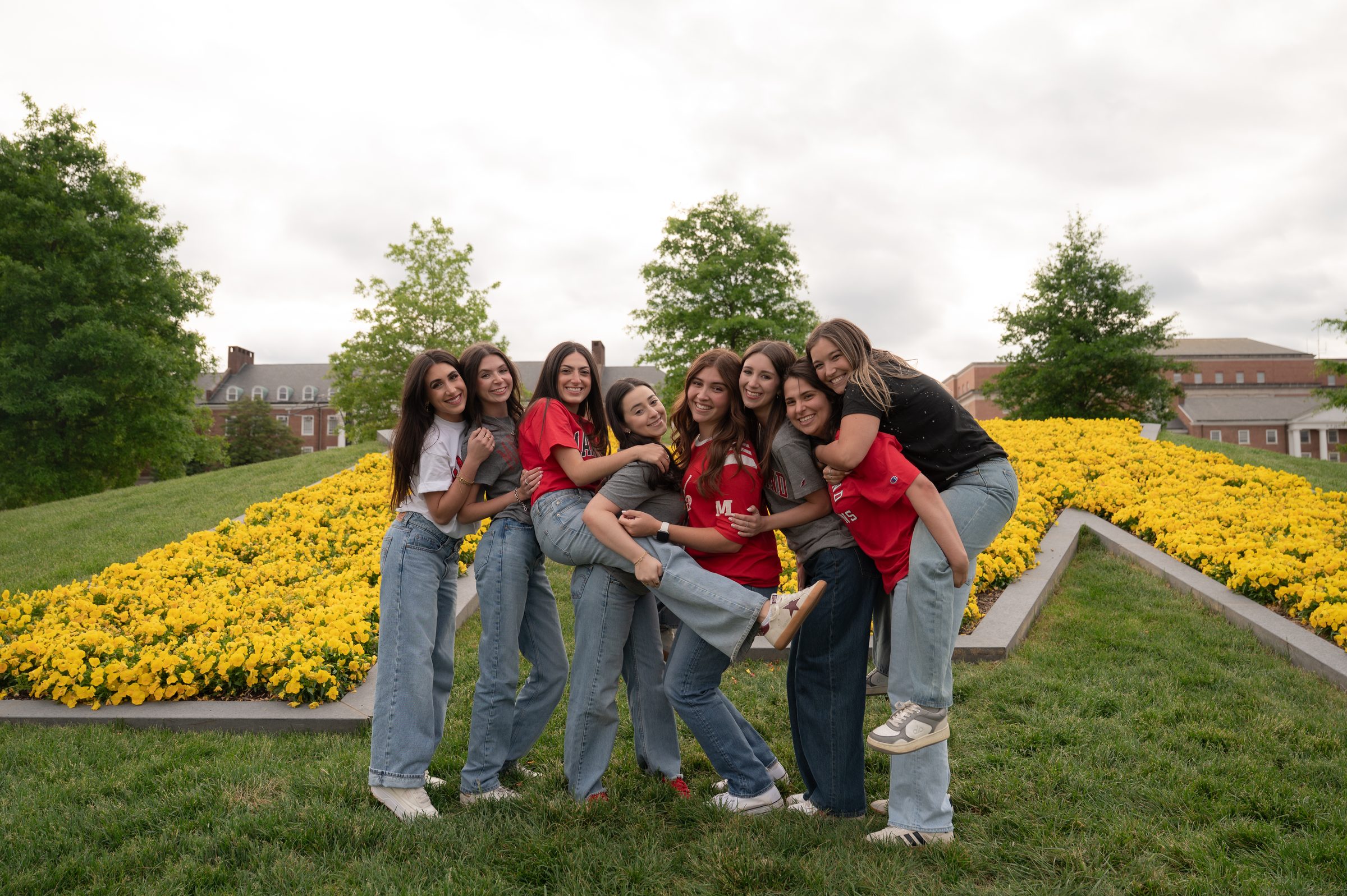 Group graduation portraits, University of Maryland
