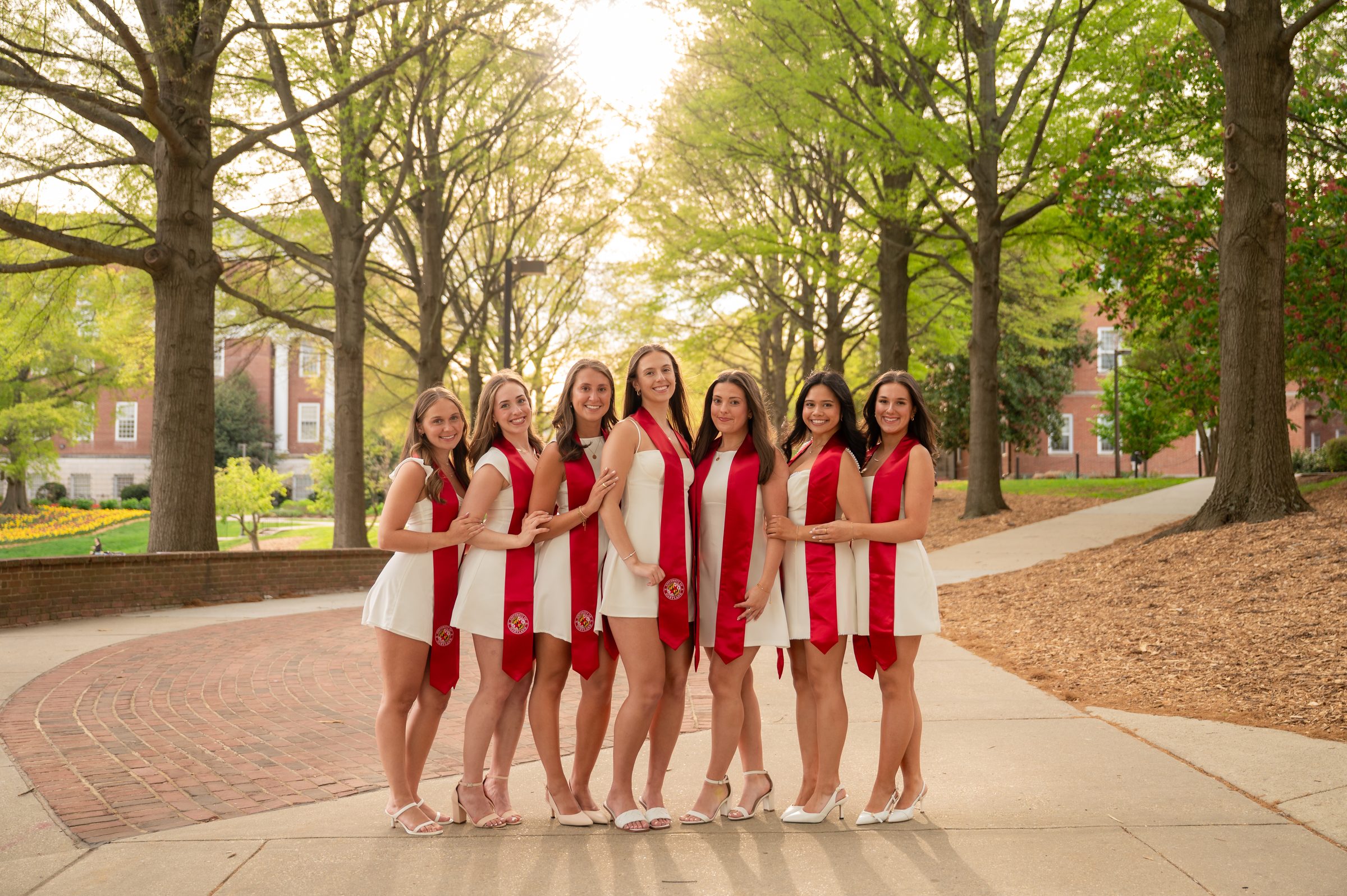 Group graduation portraits, University of Maryland