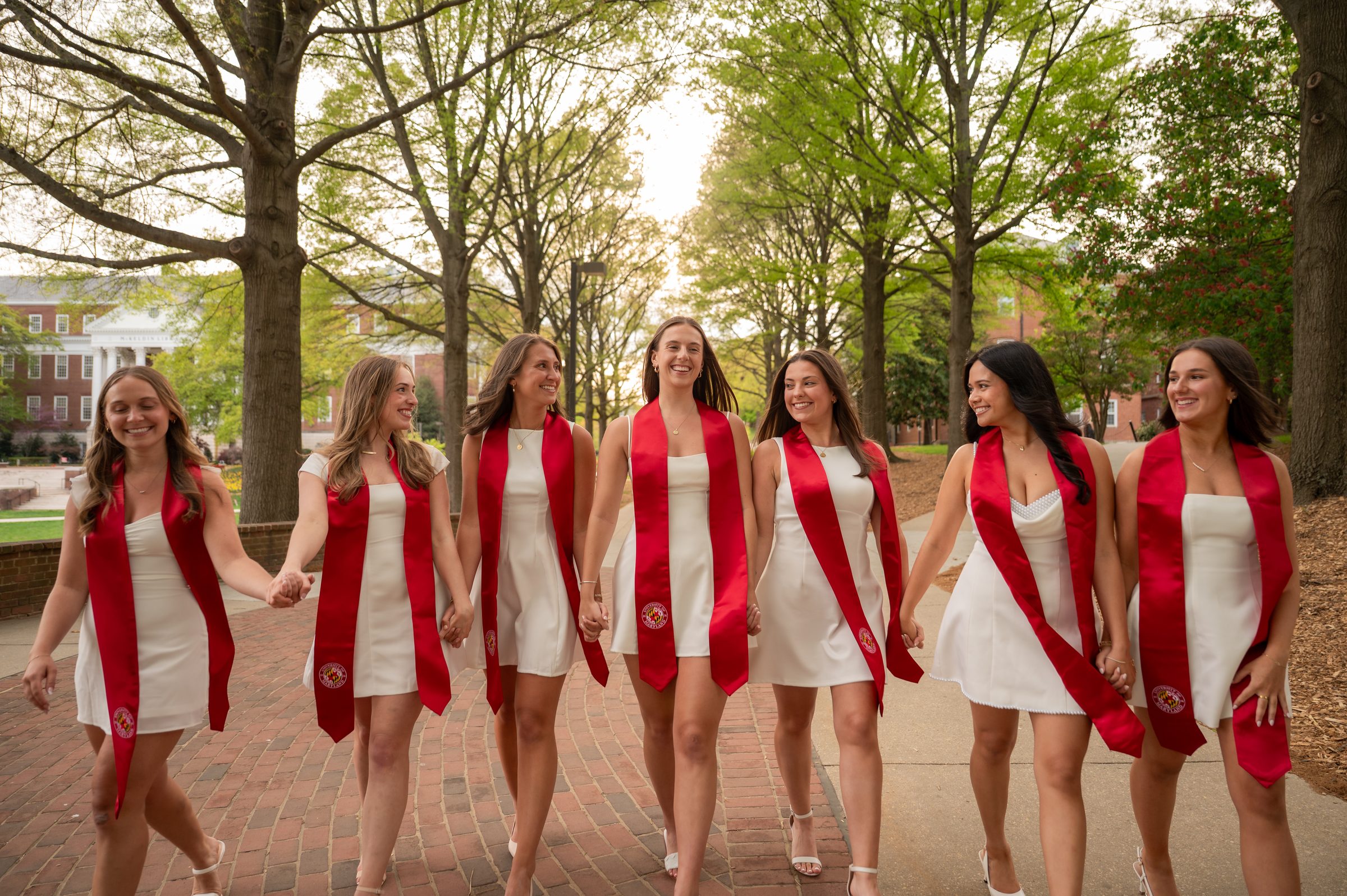 Group graduation portraits, University of Maryland
