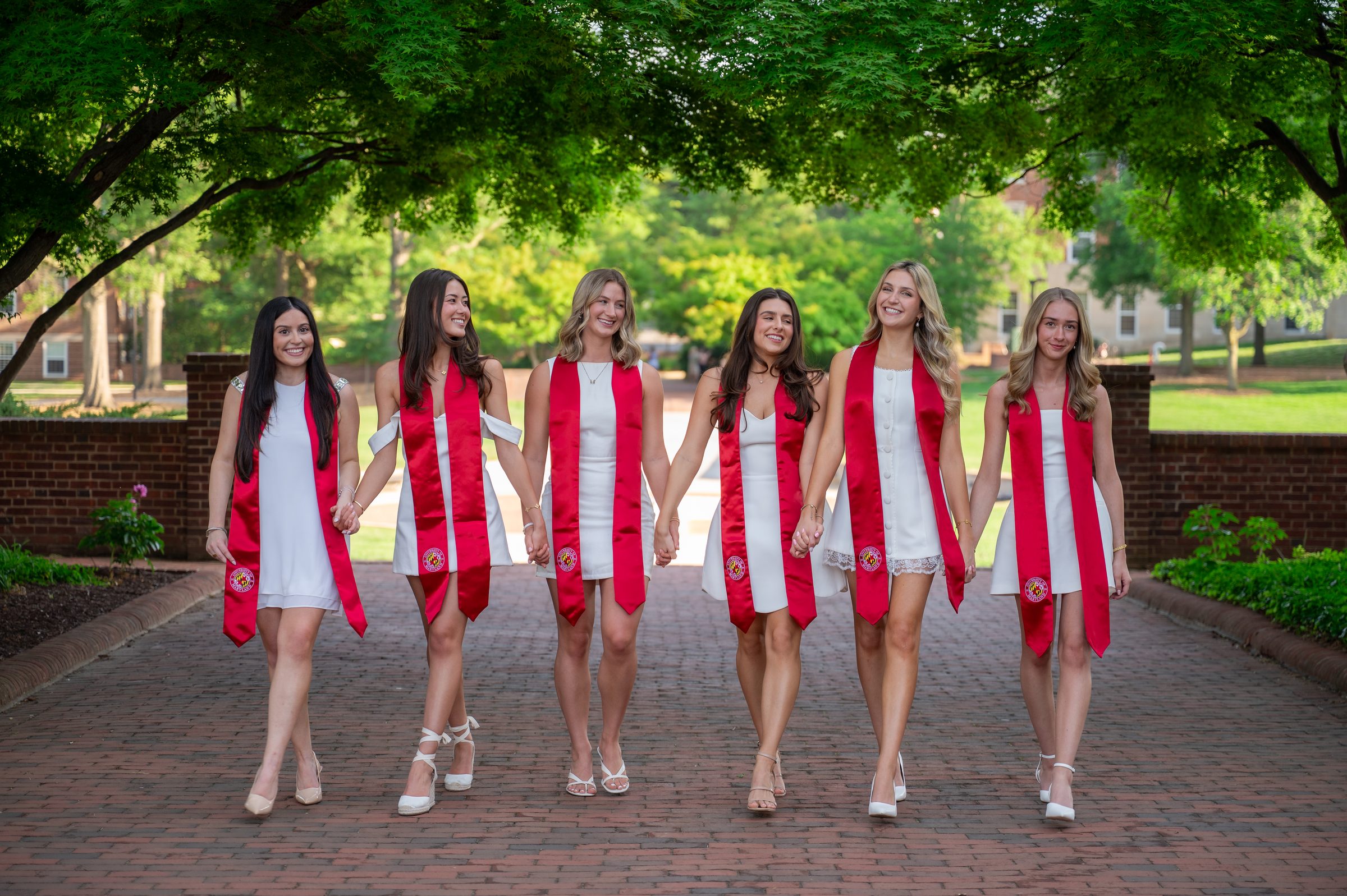 Group graduation portraits, University of Maryland
