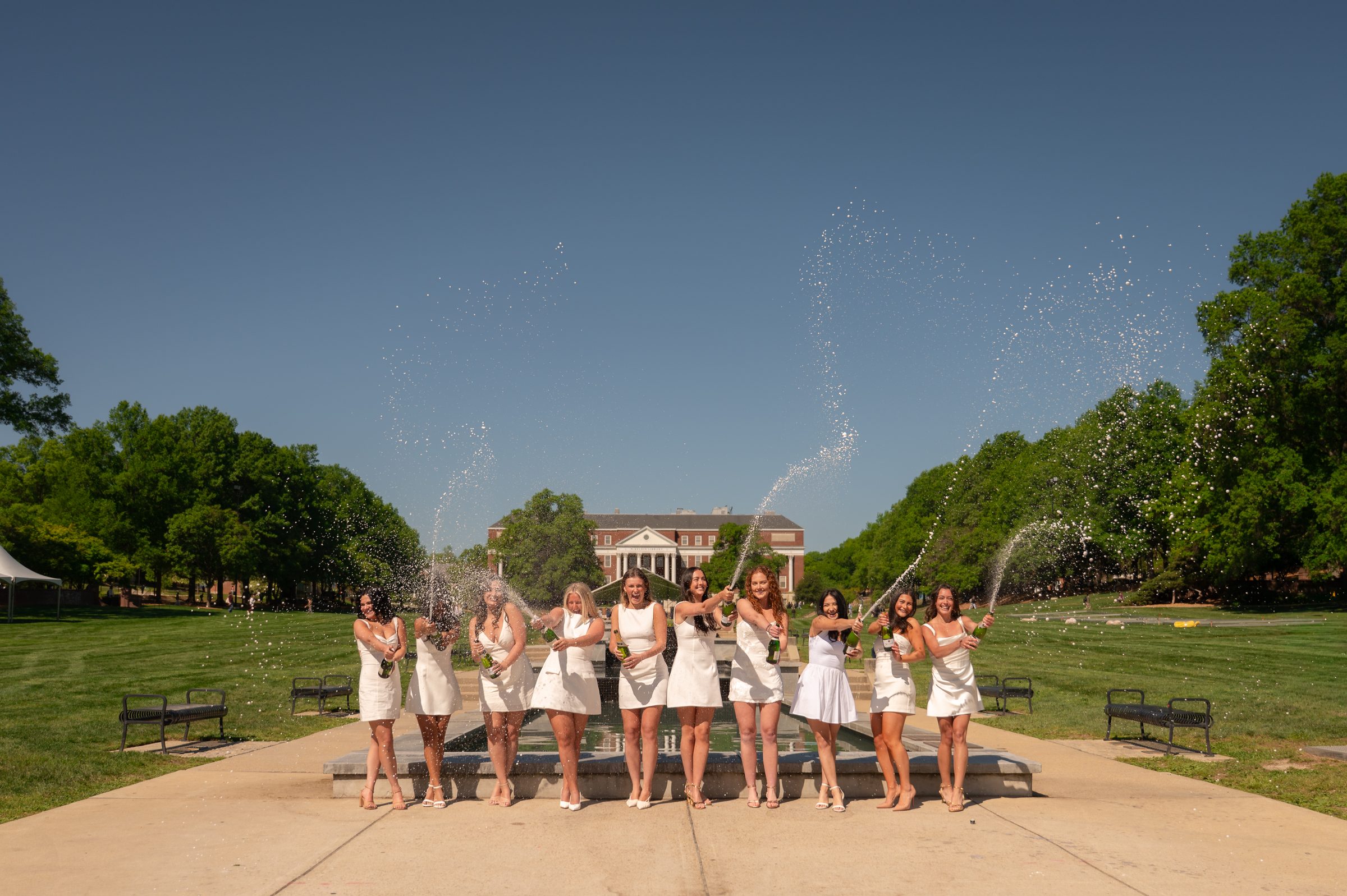 Group graduation portraits, University of Maryland