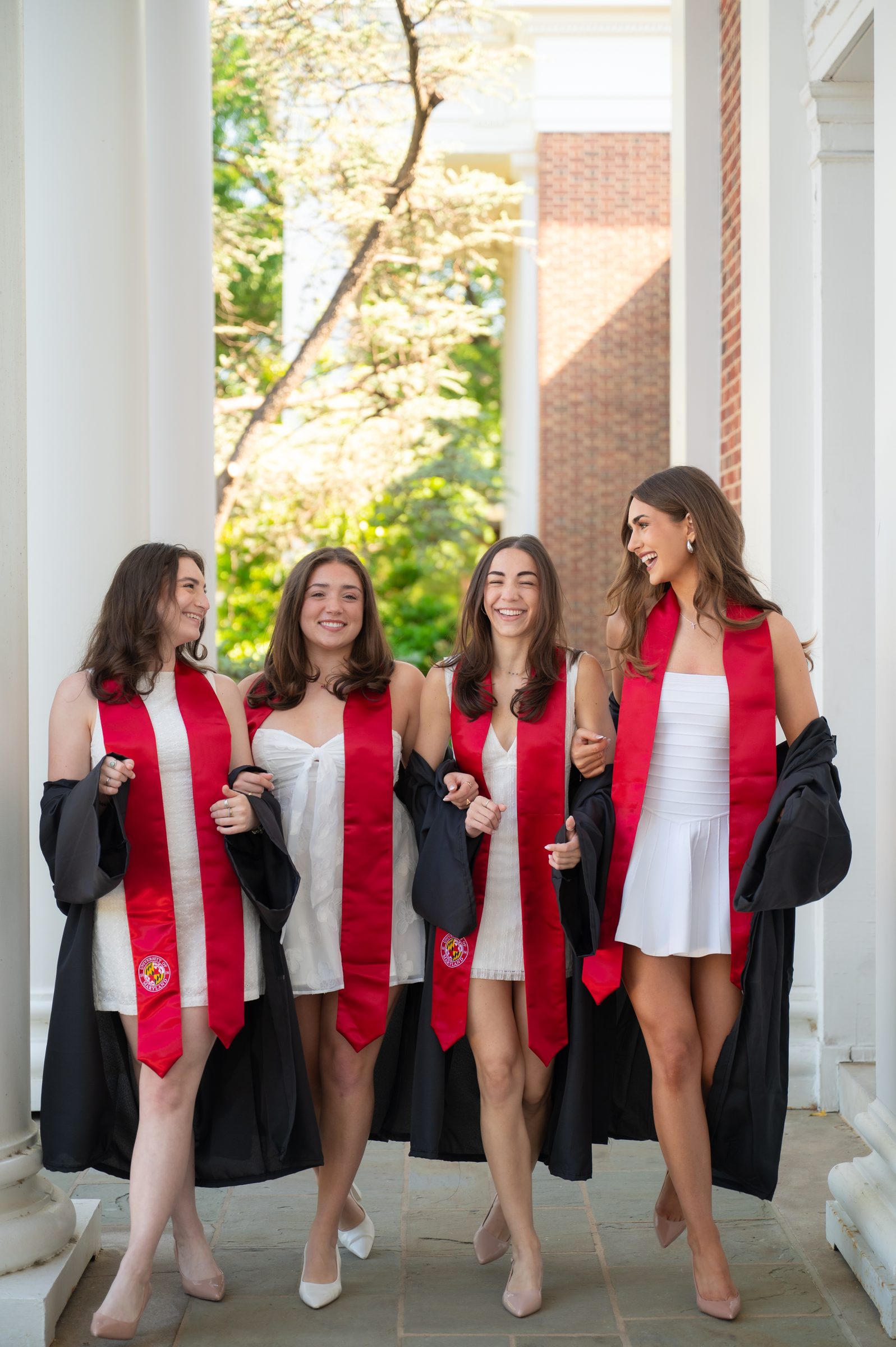 Group graduation portraits, University of Maryland