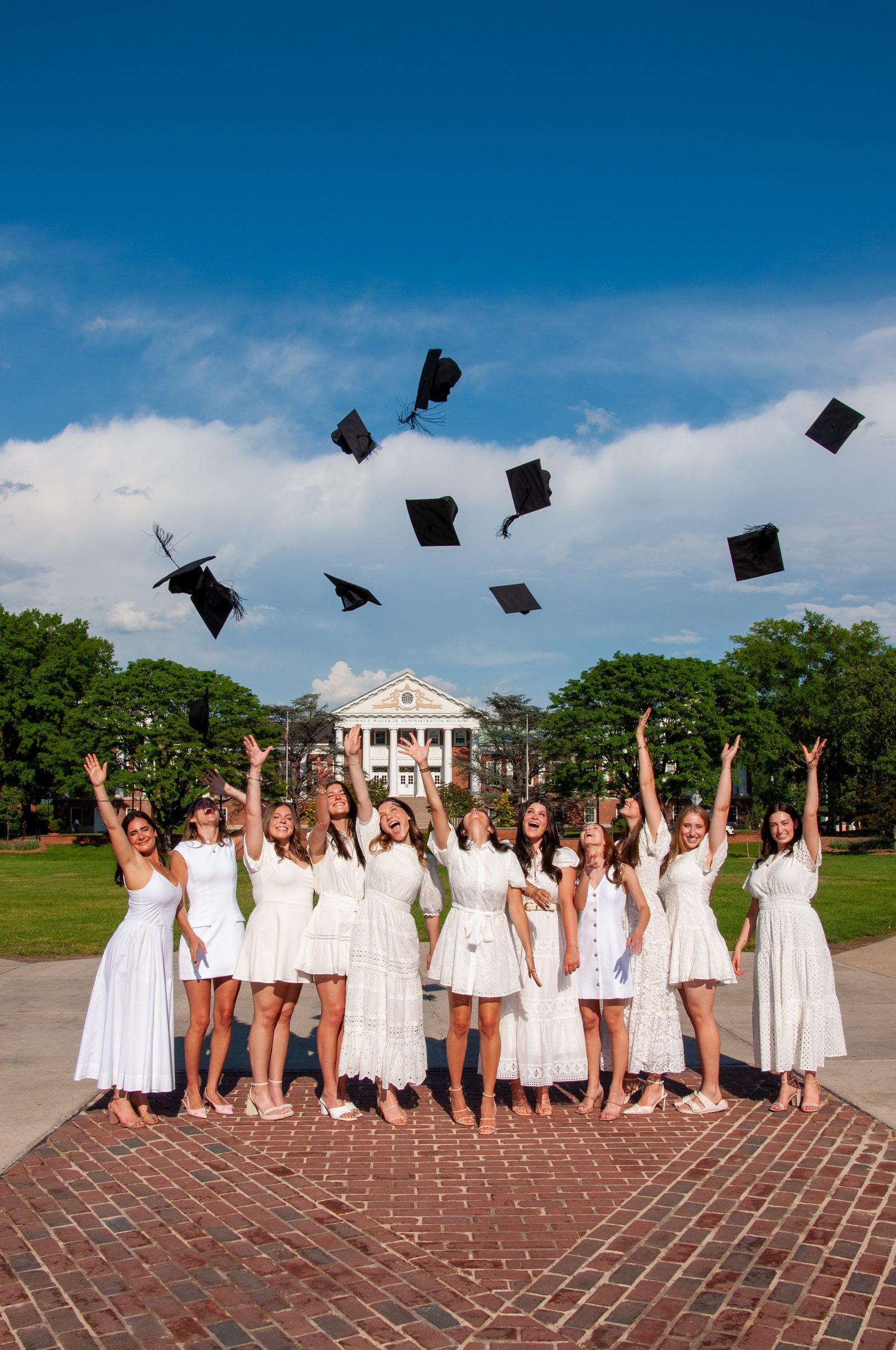 Group graduation portraits, University of Maryland
